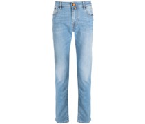 Halbhohe Straight-Leg-Jeans