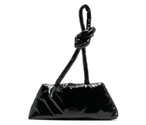 Gepolsterte Schultertasche mit Knoten