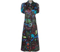 Hemdkleid mit grafischem Print