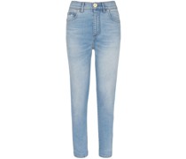 Schmale High-Rise-Jeans