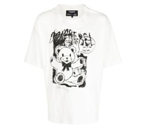 T-Shirt mit Teddy-Print