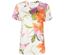 T-Shirt mit Blumen-Print