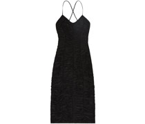 Gerafftes Midikleid