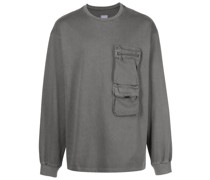 Sweatshirt mit aufgesetzten Taschen