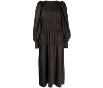 Midikleid mit Puffärmeln