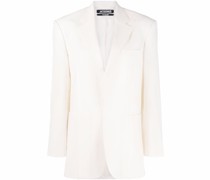 Blazer mit fallendem Revers