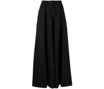 High-Waist-Hose mit weitem Bein