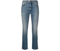 Skinny-Jeans mit Stone-Wash-Effekt