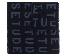 Gestrickter Schal mit Logo
