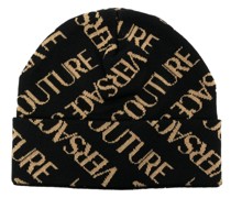 Intarsien-Beanie mit Logo