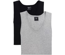 Tanktops mit Logo-Stickerei