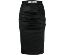 Midirock mit Logo-Print