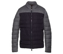 Gefütterte Jacke in Colour-Block-Optik