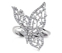 18kt Light Wings Weißgoldring