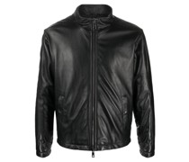Lederjacke mit Reißverschluss