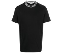 logo-collar short-sleeve T-shirt