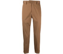 Schmal zulaufende Cropped-Hose