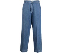 Cropped-Hose mit geradem Bein