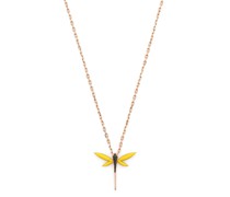 18kt Gelbgoldhalskette mit Diamanten