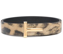 Gürtel mit Animal-Print
