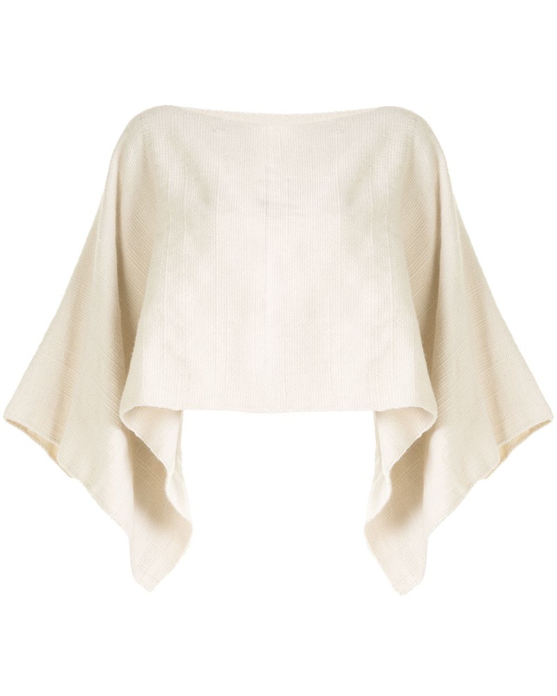 VOZ Damen Gestricktes Cropped-Top