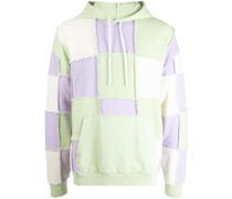 Hoodie im Patchwork-Look