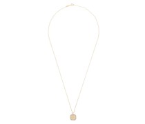 14kt Goldhalskette mit Diamanten