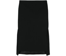 side-slits midi skirt