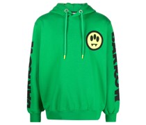 logo-print cotton hoodie