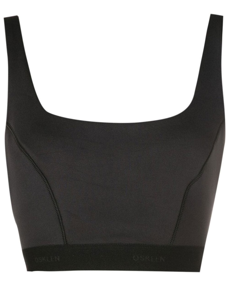 Osklen Damen Cropped-Top mit eckigem Ausschnitt