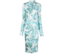 Hemdkleid mit Blumen-Print