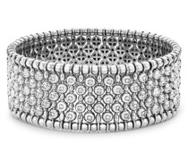 18kt Weißgoldarmreif mit Diamanten