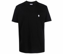 T-Shirt mit Logo-Stickerei