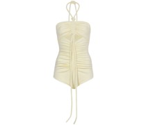 compact jersey ruched bodysuit