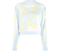Sweatshirt mit abstraktem Print