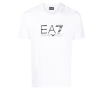 T-Shirt mit Logo-Schild