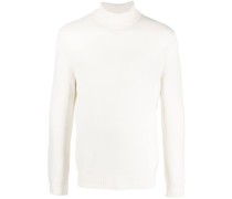 Rollkragenpullover aus Schurwolle