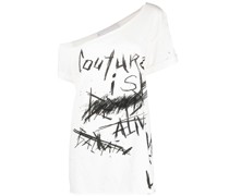 T-Shirt mit "Couture"-Print
