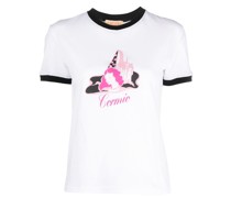 T-Shirt mit Logo-Print