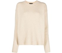 Strickpullover mit Rundhalsausschnitt