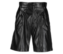 Marion Shorts aus Faux-Leder