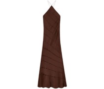 Satin-Maxikleid