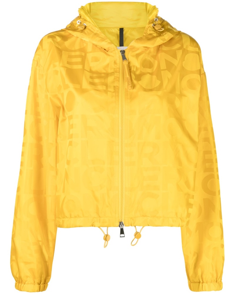 Moncler Damen Windbreaker mit Logo-Print Moncler Damen Windbreaker mit Logo-Print