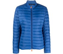 Gefütterte Jacke mit Logo-Patch