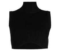 Geripptes Cropped-Top