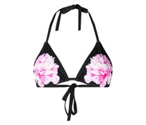 Bikinioberteil mit Blumen-Print