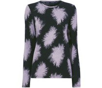 T-Shirt mit Feder-Print