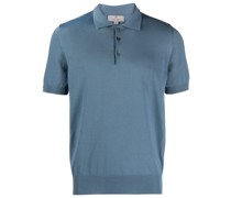 knitted polo shirt