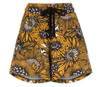 Shorts mit Blumen-Print