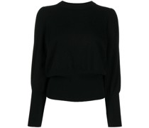 Kaschmirpullover mit V-Ausschnitt
